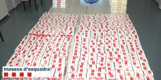 Enxampat a Organyà amb tabac de contraban valorat en més de 40.000 euros