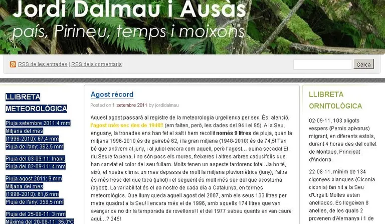 La Seu ha viscut l'agost més sec dels darrers 63 anys
