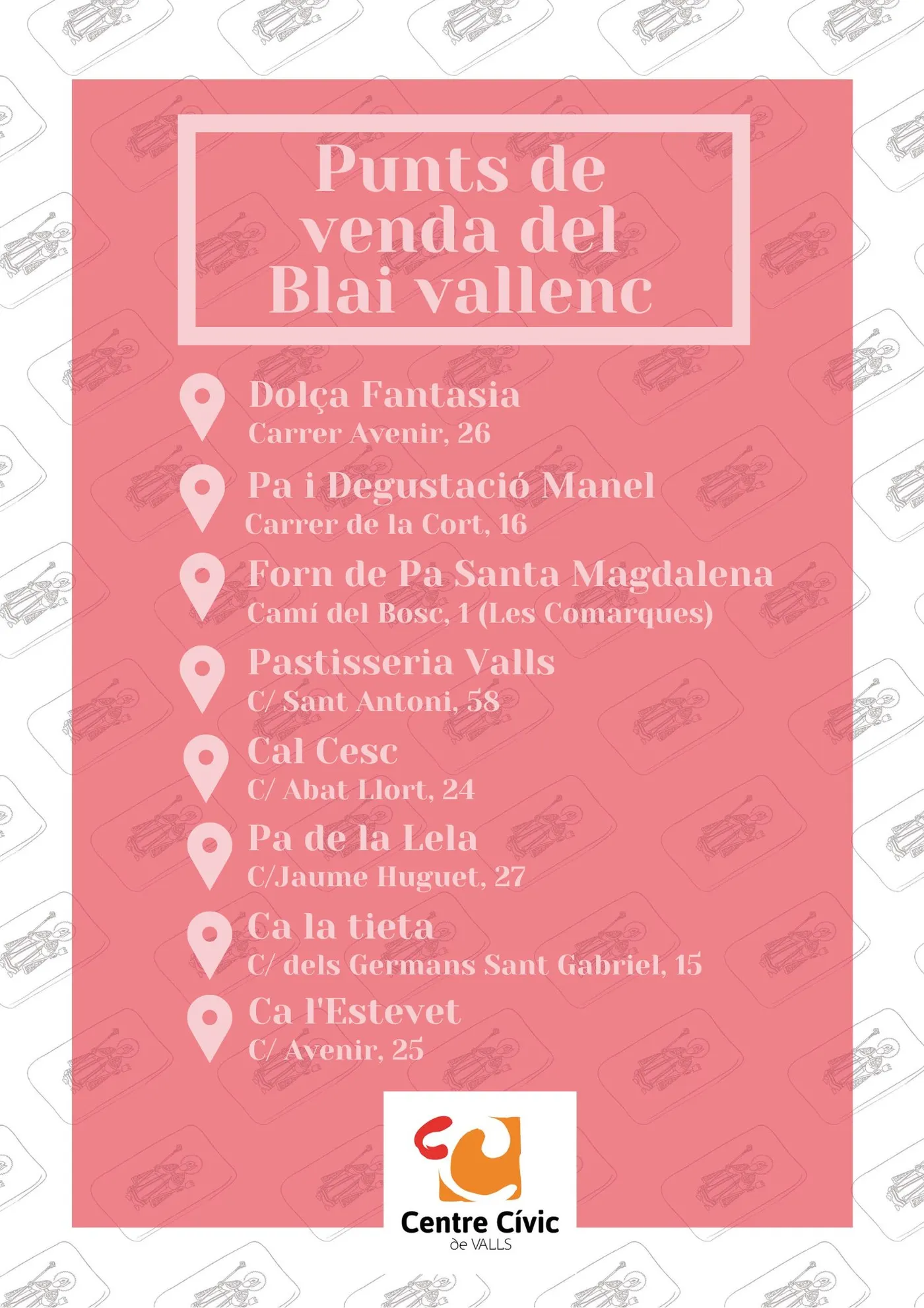 Forns i pastisseries de Valls vendran la galeta de Sant Blai