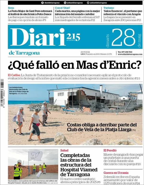 Cop d'ull als diaris d'aquest dimarts 28 de maig