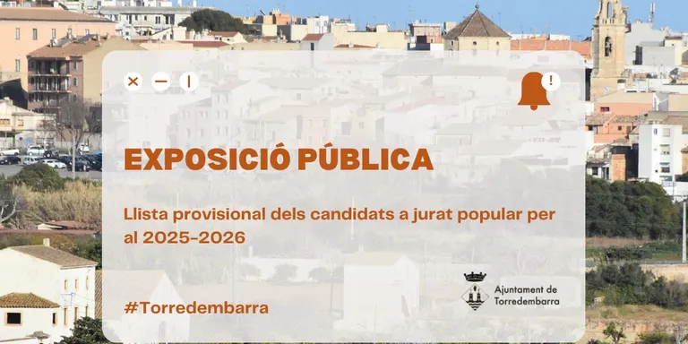 En exposició al públic la llista provisional dels candidats a jurat popular