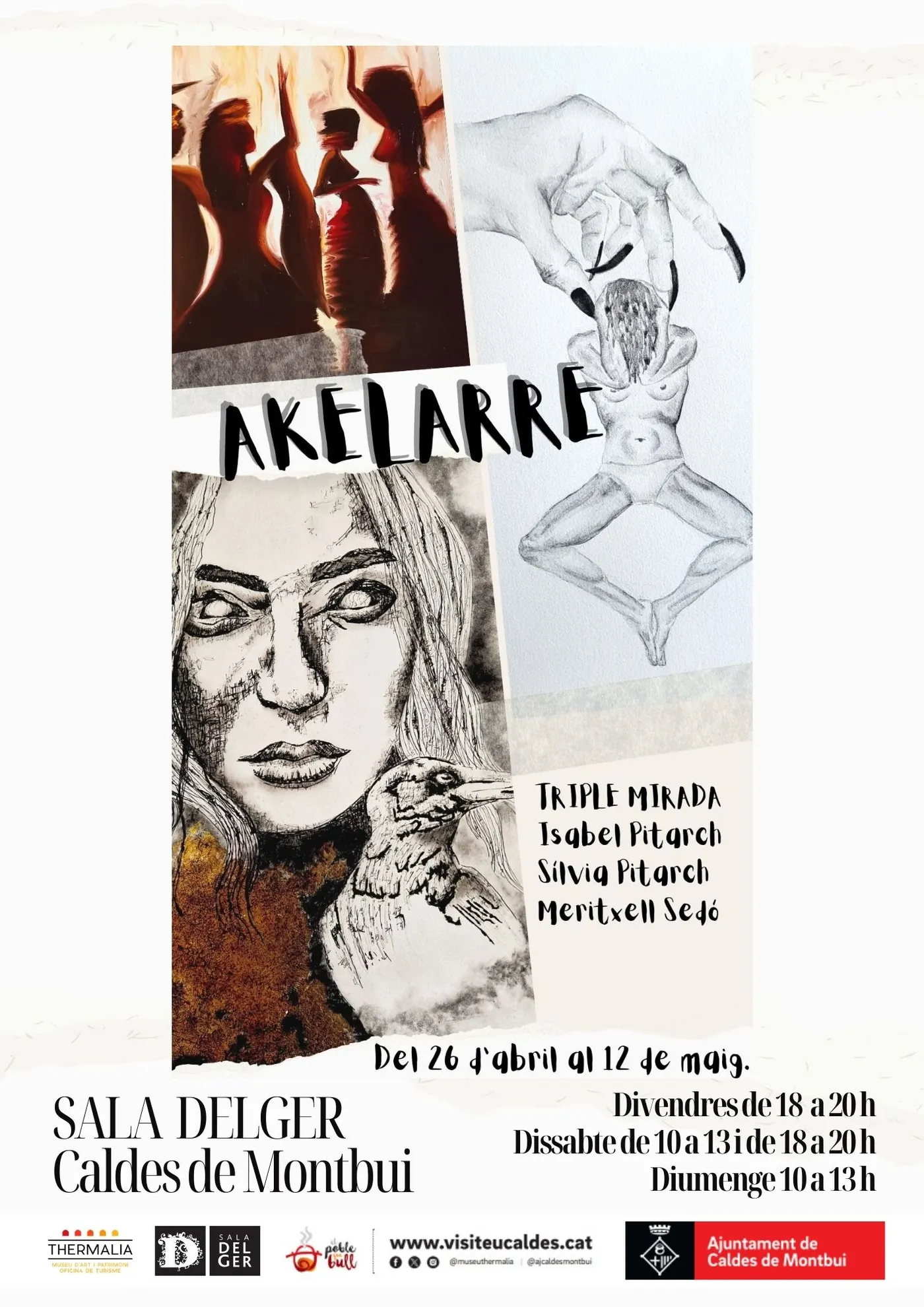 L’exposició “Akelarre” que aborda la mitologia de les bruixes arriba a la Sala Delger