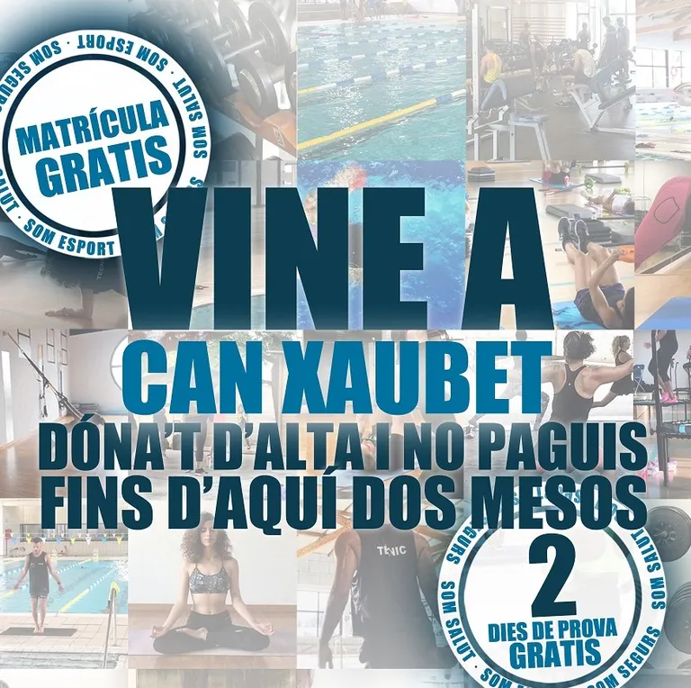 Nova campanya a Can Xaubet: dona't d'alta i no paguis fins d'aquí a dos mesos