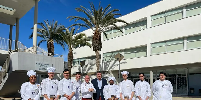 Daniel Martínez i Jenny Mieres, primer i segon premi del concurs de cuina de la galera de Cambrils