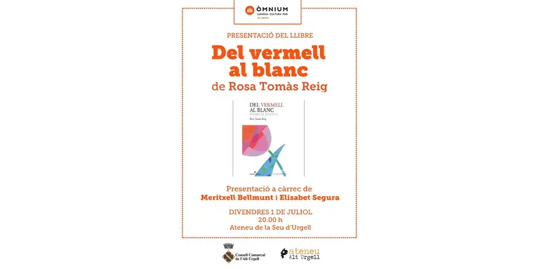 Rosa Tomàs Reig presenta el llibre de poemes 'Del vermell al blanc'