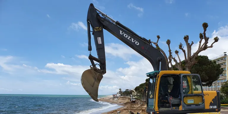 Comencen les obres de reparació urgent de l'estació de bombament de la platja de La Riera