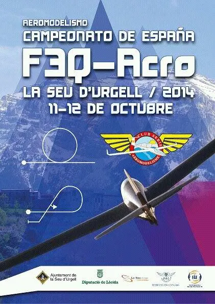 Aeromodelisme- Cartell Campionat d'Espanya