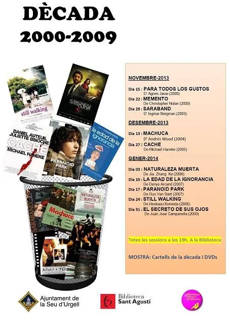 La Biblioteca Sant Agustí acull una mostra dedicada al cinema de la primera dècada del segle XXI