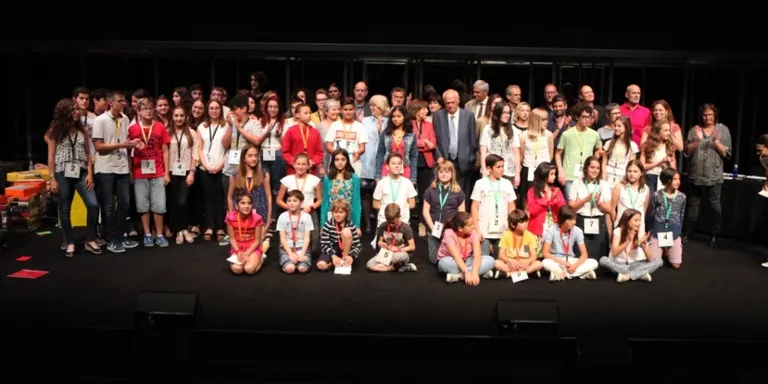Marc Rodrigo, de l'Institut Joan Brudieu, participa en la final del Certamen de Lectura en Veu Alta