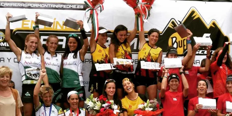 Sílvia Puigarnau, a l'equip guanyador del Campionat d'Espanya