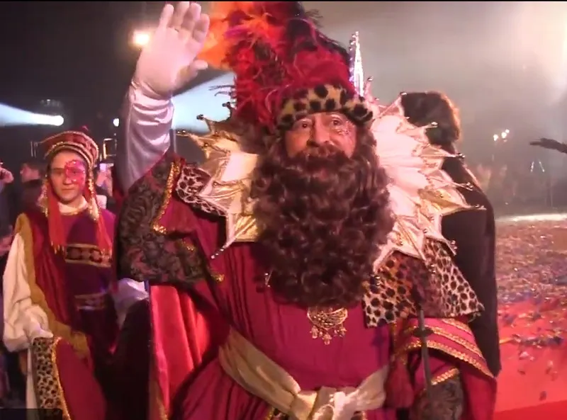 Imatge de l'arribada dels Reis a l'Escardívol al 2018