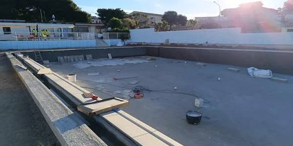 La piscina municipal d'Altafulla afronta la recta final de les obres