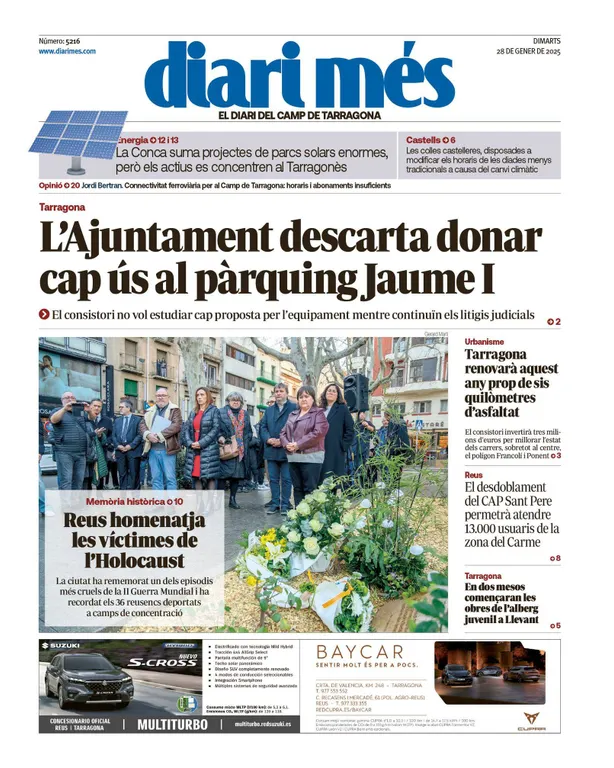 Cop d'ull als diaris d'aquest dimarts 28 de gener