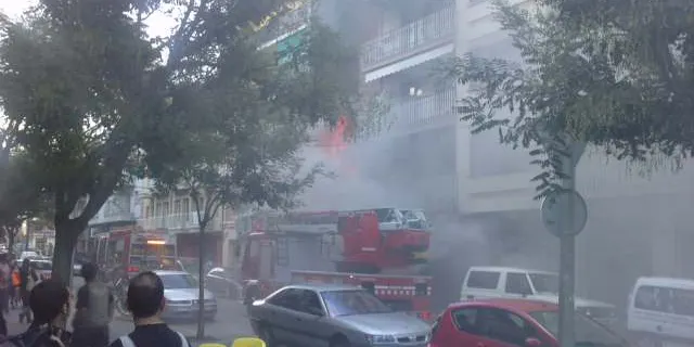 Incendi en un pis del carrer Comtat d'Urgell de la Seu