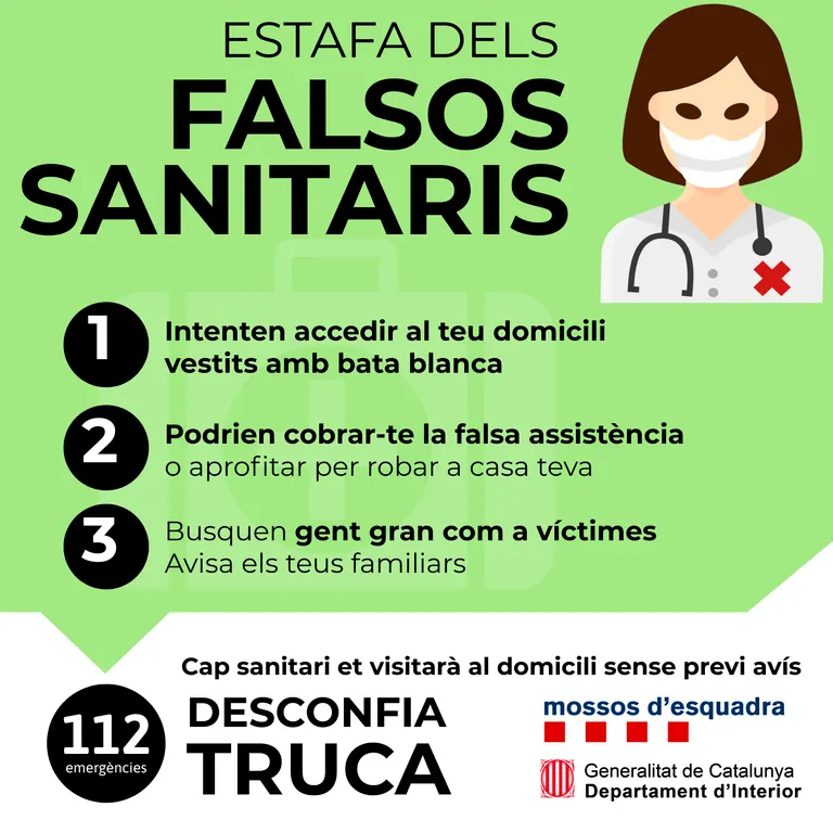 Els Mossos alerten que continuen les estafes relacionades amb la vacunació de la Covid-19