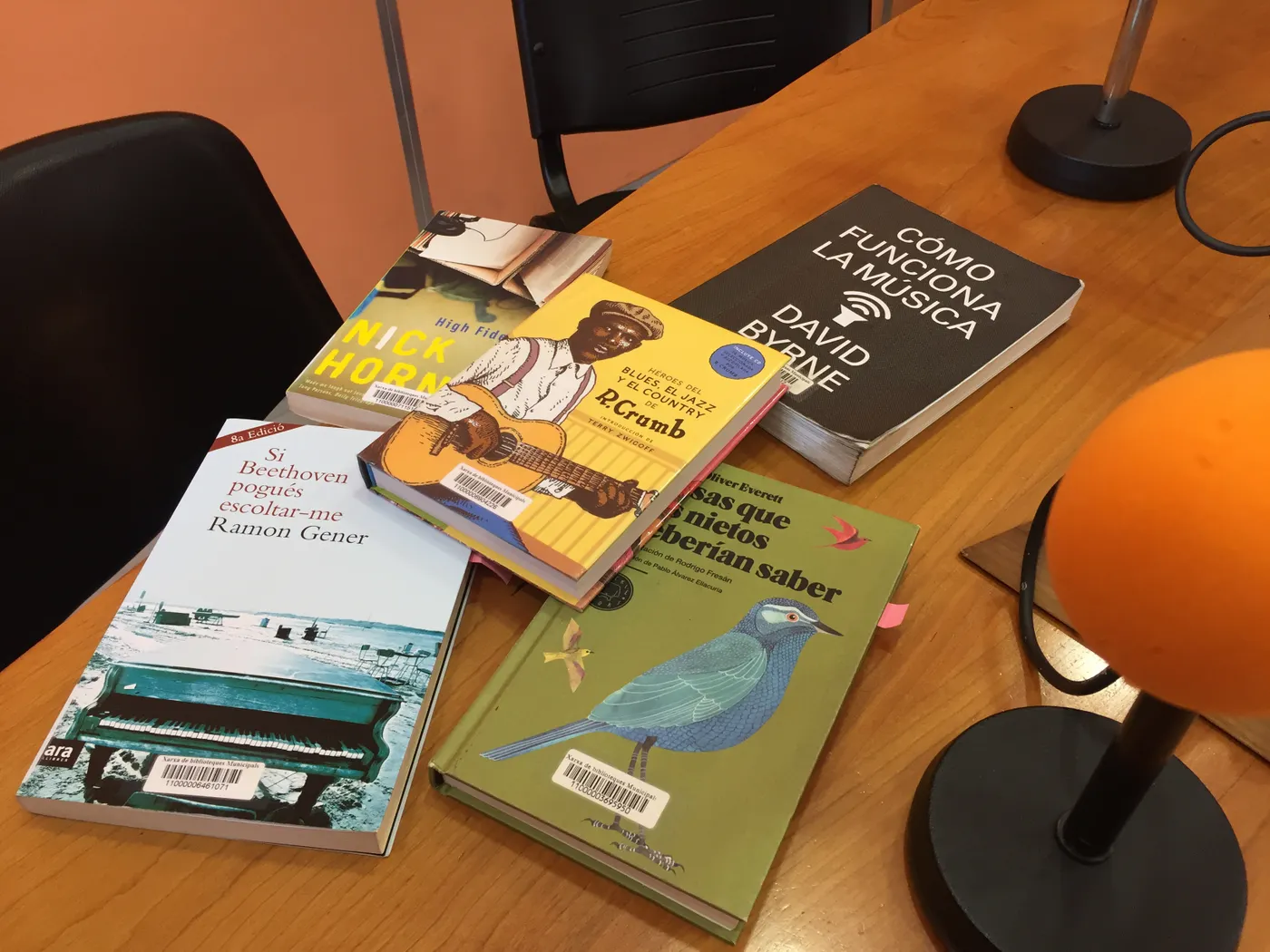 Recomanacions literàries, llibres de música