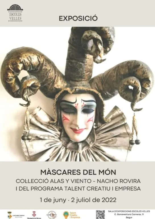 Nacho Rovira exposa a les Escoles Velles la mostra “Màscares del món”