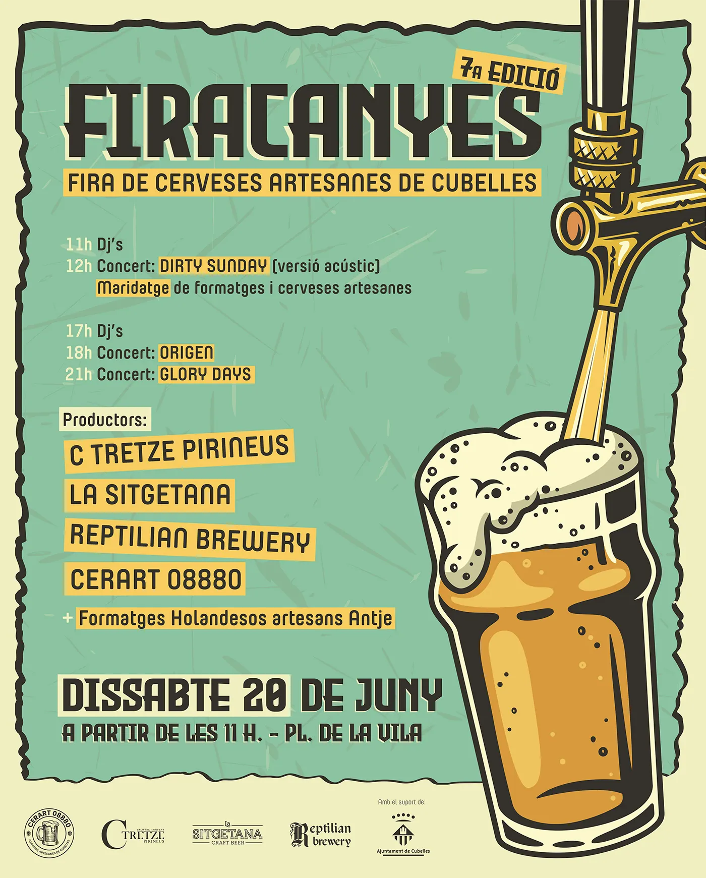 15 cerveses artesanes i 3 concerts: tot a punt per a la Firacanyes 2026