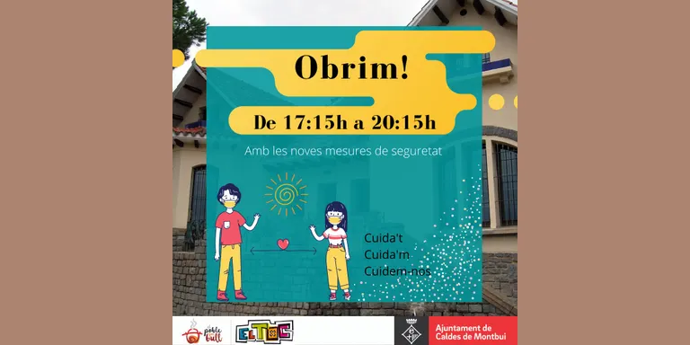 L’espai jove El Toc torna a obrir les portes amb cita prèvia