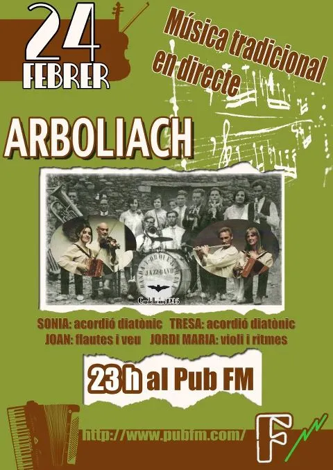 Arboliach es presenten aquest divendres al pub FM