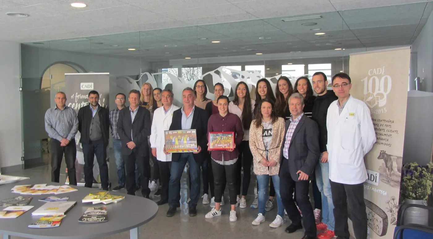 L'equip del Cadí La Seu, a les instal·lacions de Cadí SCCL