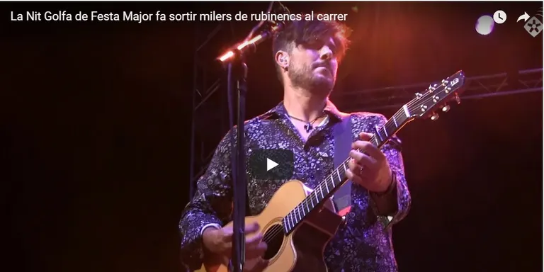 La Nit Golfa de Festa Major fa sortir milers de rubinencs al carrer