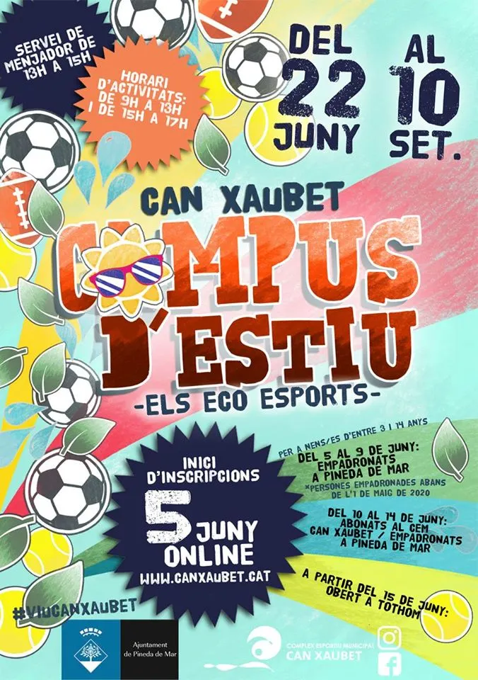 Inscripcions pels Campus d'Estiu de Can Xaubet