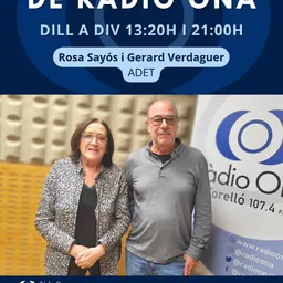 L'Entrevista del 19/10/2026 - Rosa Sayós i Gerard Verdaguer (ADET) - episode art