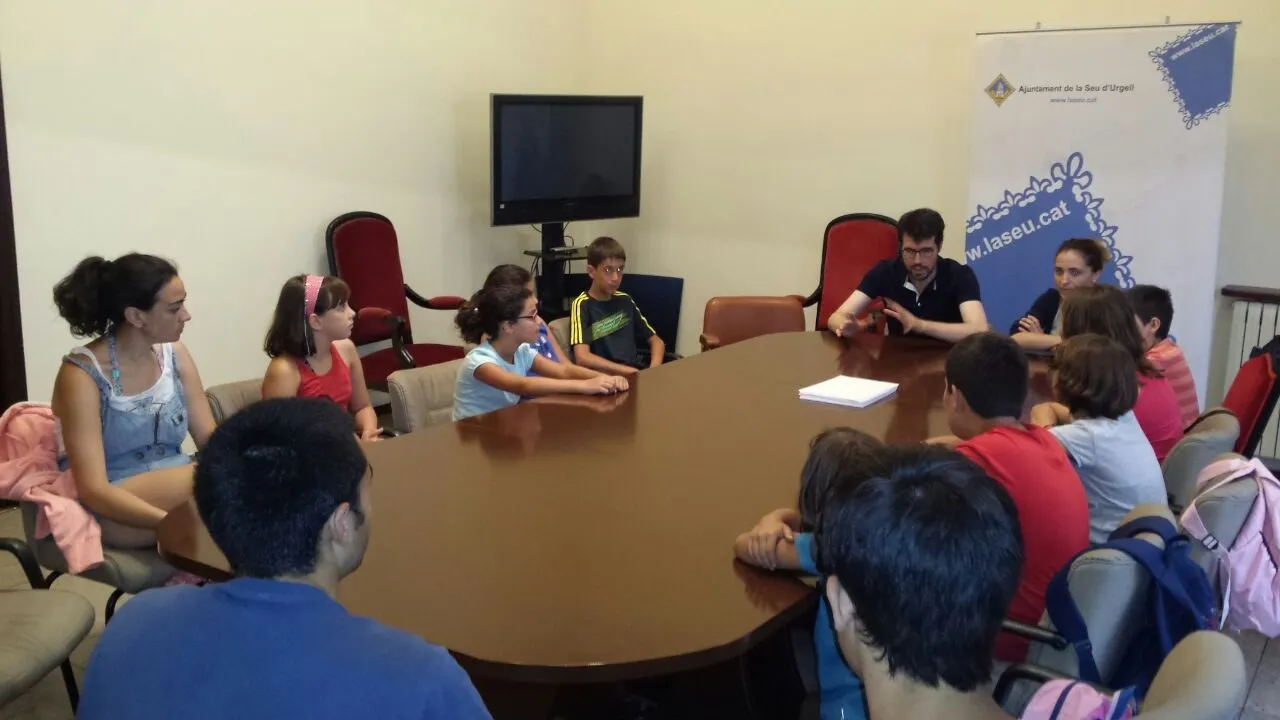 Casals d'Estiu 2014 - Trobada a l'Ajuntament