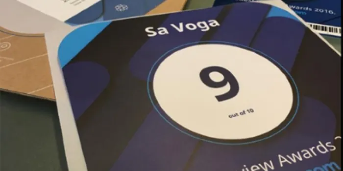 L'hotel Sa Voga rep un certificat ‘Guest Review Award’ de Booking.com