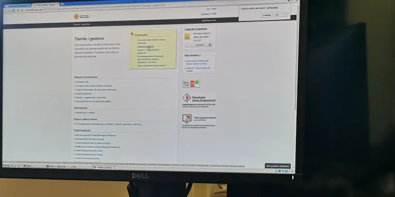 Es posa en marxa un servei d’assistència per ajudar la ciutadania a realitzar tràmits online amb l’Ajuntament