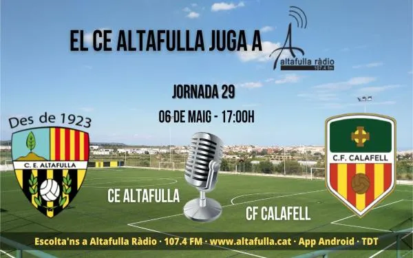 L’Altafulla busca refer-se davant el millor Calafell del curs