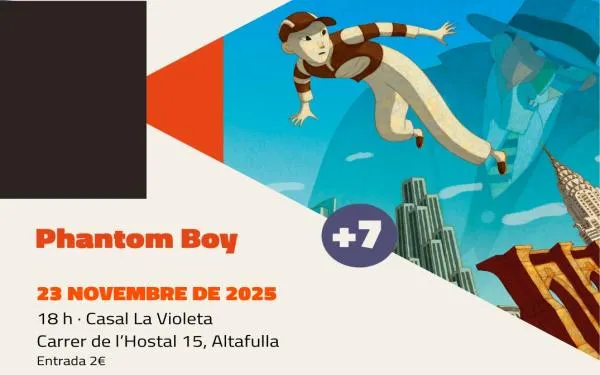 La Violeta acull aquest diumenge la projecció del film d’animació infantil ‘Phantom Boy’