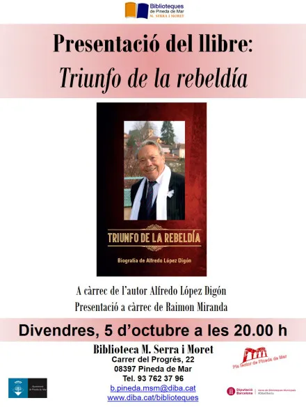Presentació del llibre «El triunfo de la rebeldía» d'Alfredo López Digón