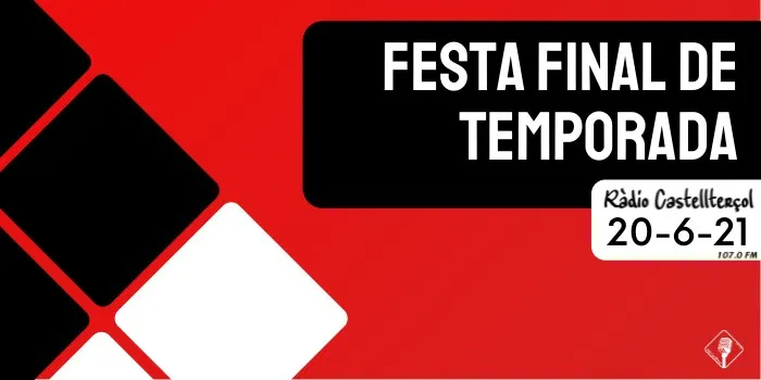 El dia 20 de juny celebra amb nosaltres la festa de final de temporada!
