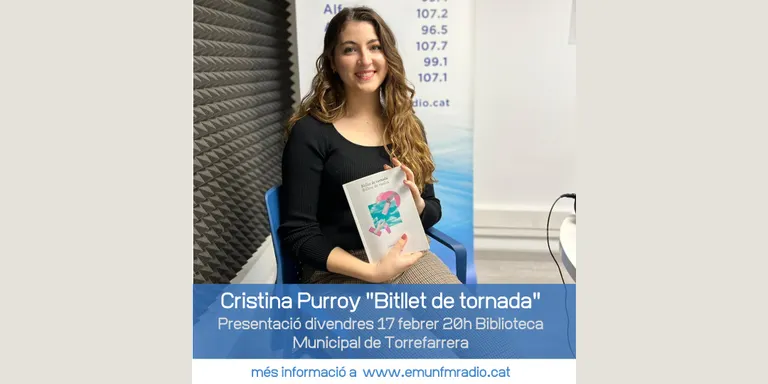 "Bitllet de tornada" de Cristina Purroy, primera presentació a la Biblioteca Municipal de Torrefarrera