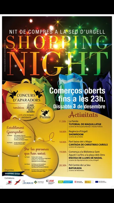 'Shopping Night' de compres de Nadal a la Seu d'Urgell