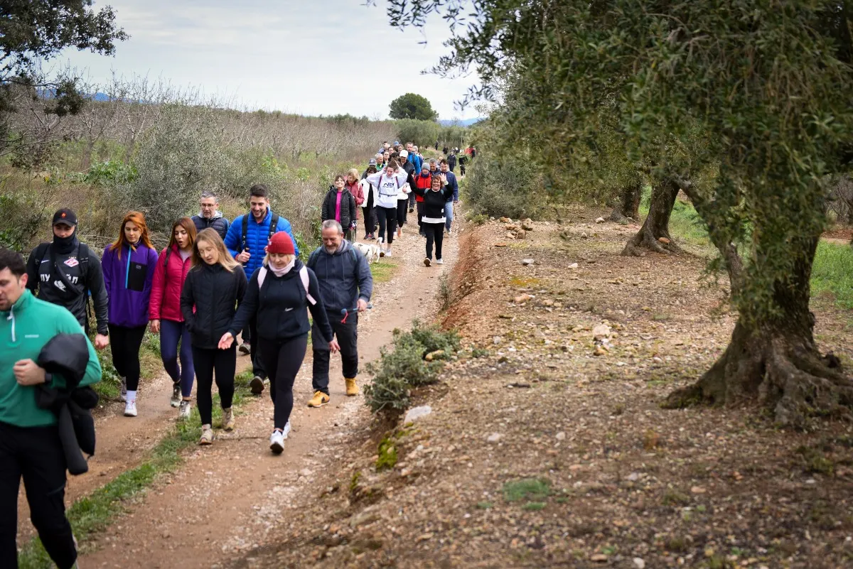 La Caminada Popular de Valls compta amb més de 400 participants