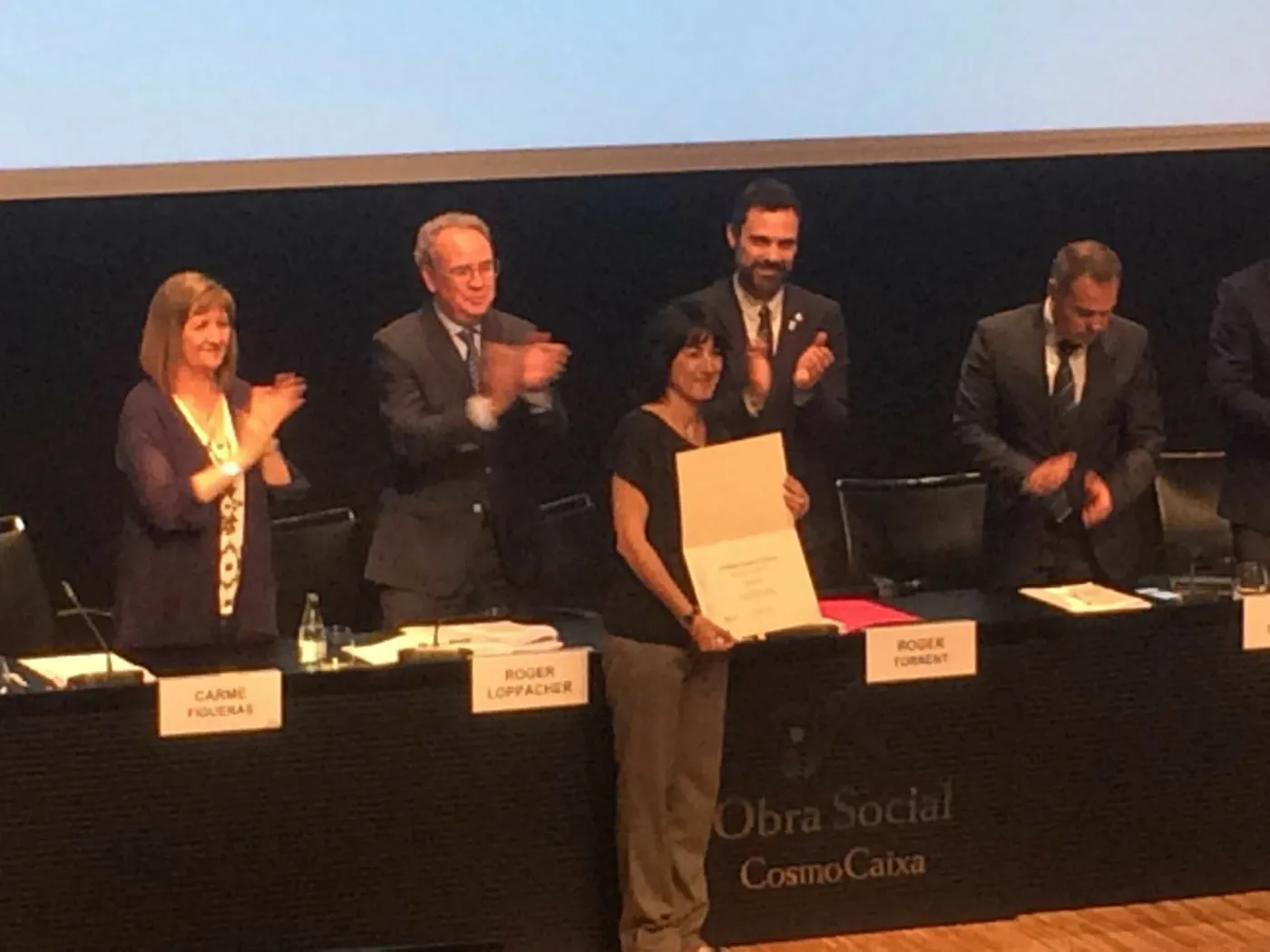 Gemma Paricio, professora de l'Euclides, premiada pel Consell de l'Audiovisual de Catalunya