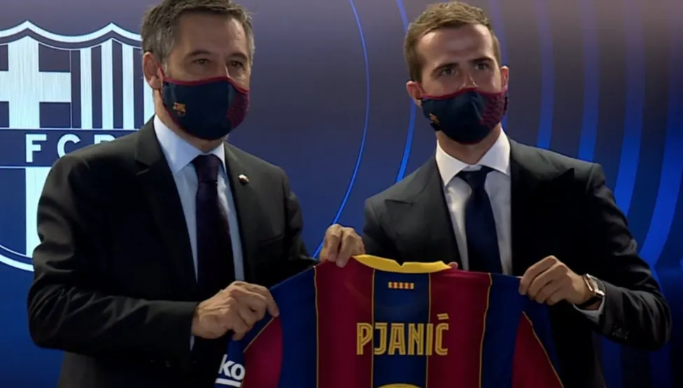 Miralem Pjanic, presentat com a nou jugador del Barça