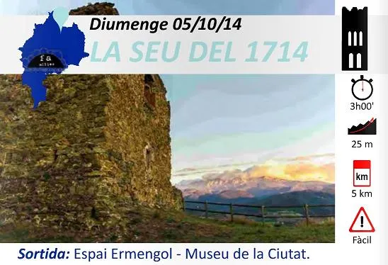 L'Espai Ermengol organitza la ruta guiada 'La Seu del 1714'