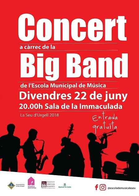 L'Escola Municipal de Música de la Seu clou el curs amb un concert de la seva Big Band