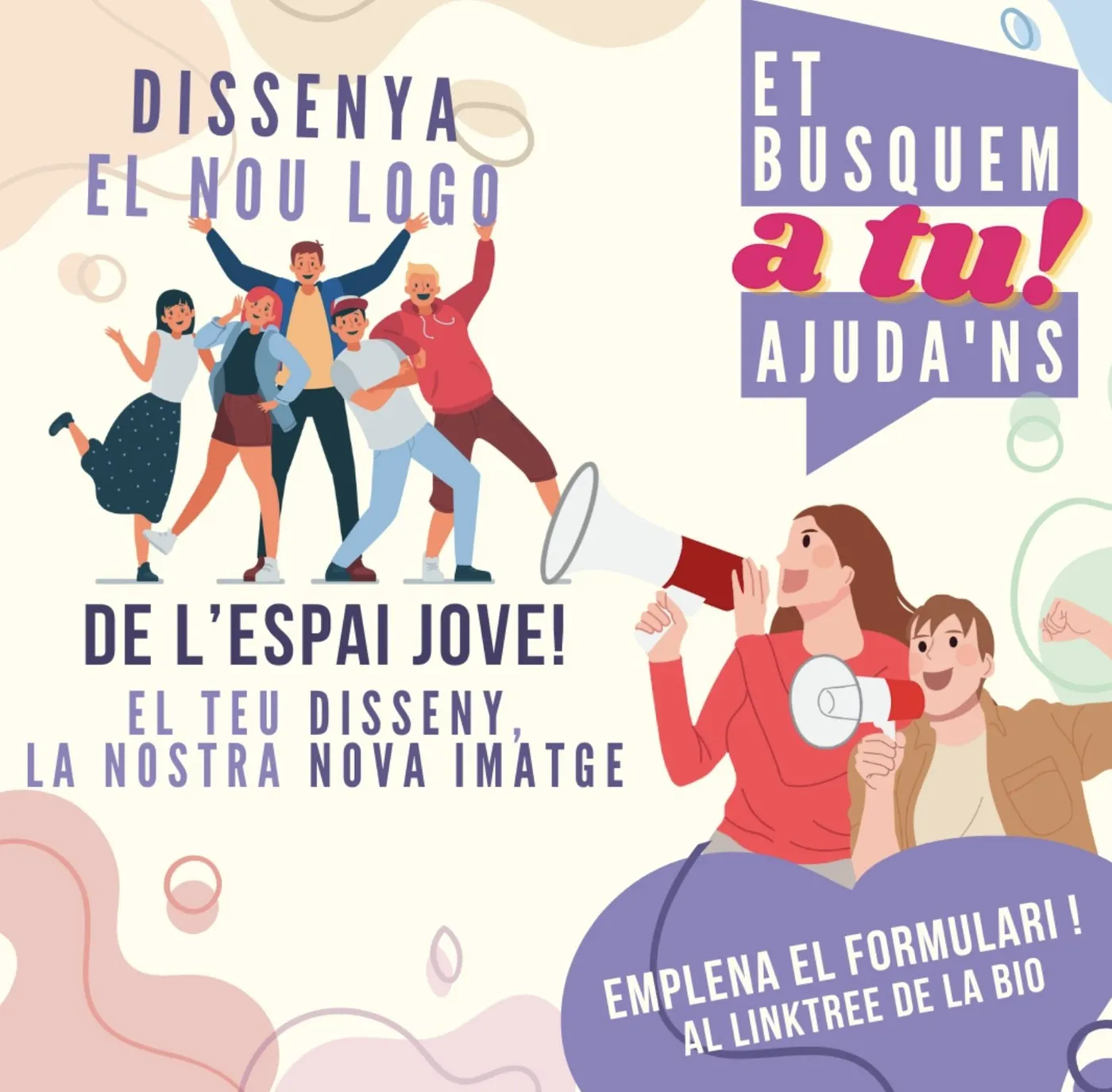 Valls convoca un concurs per al disseny del logotip del nou Espai Jove