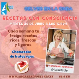 #23 - Receta Saludable: Cheesecake Vegana en Ahora Radio - episode art