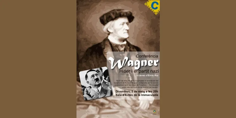 Enric Riu ofereix a la Sala de la Immaculada una conferència sobre Wagner i el nazisme