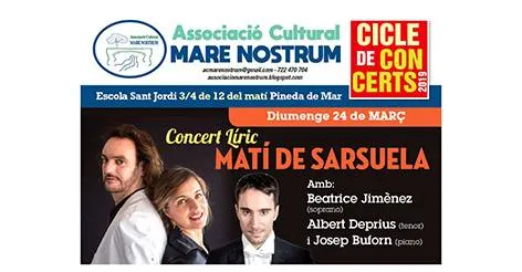 Concert líric 'Matí de Sarsuela' aquest diumenge