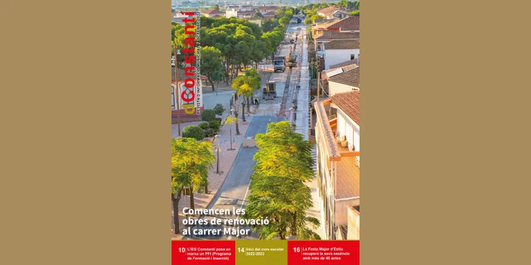 Ja es pot llegir la revista dConstantí del mes d’octubre