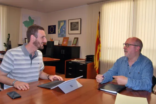 Isidre Pineda ha començat el seu mandat com a alcalde amb un intensiu de reunions i trobades. Aquests dies continua amb la ronda de converses amb els partits a l'oposició