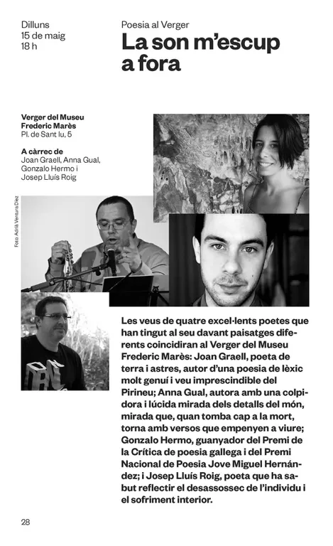 Joan Graell participa al Festival Barcelona Poesia