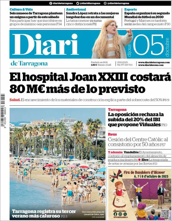 Això diuen els diaris aquest dijous 5 d'octubre